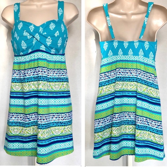 lands end swim dresskini